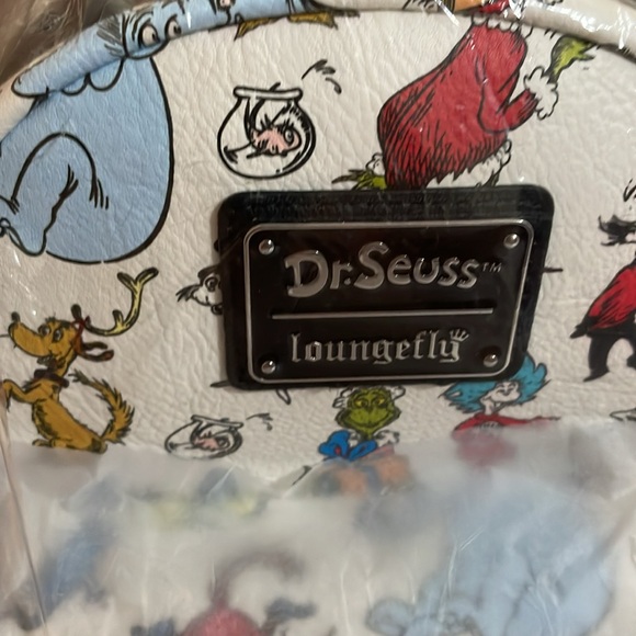 Loungefly Dr. Seuss Backpack & wallet set - Picture 5 of 6